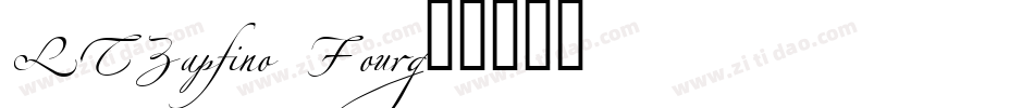 LTZapfino Four字体转换